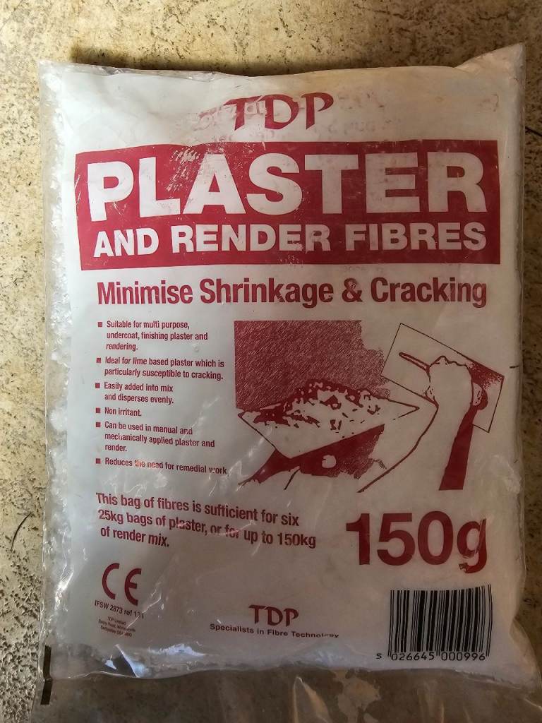 TDP Plaster and Render Fibres (150g Bag) – New/Unopened