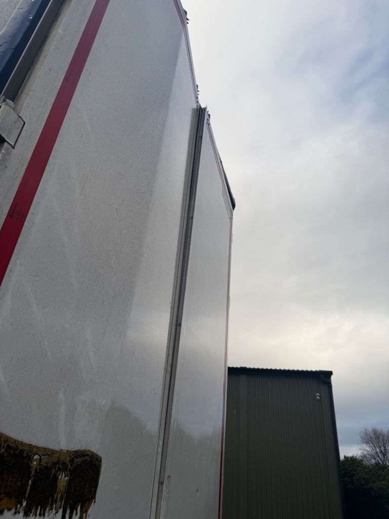 Trailer doors bent