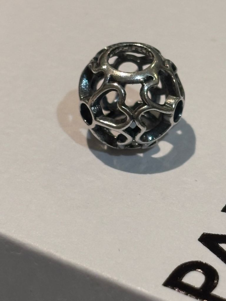 Genuine Pandora Silver Openwork Primrose Flower Charm 💕 S925 ALE  R16