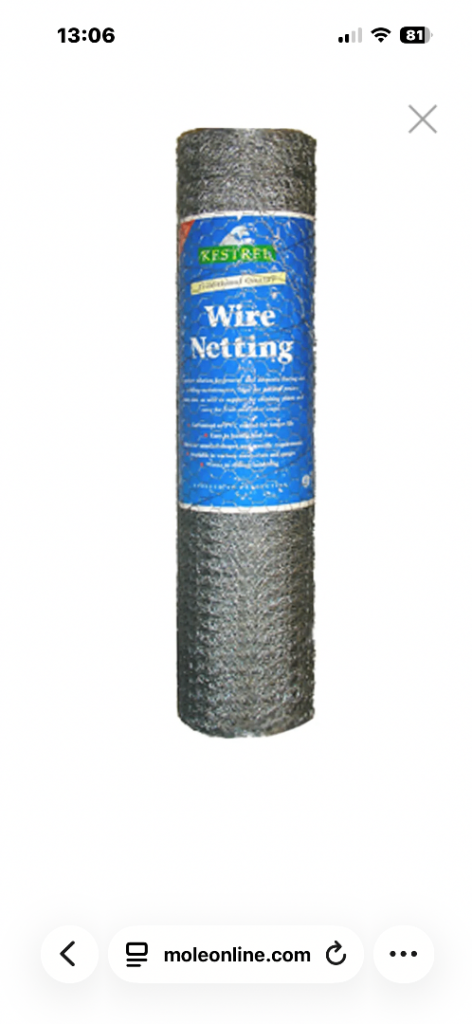 Kestrel galvanised wire netting 