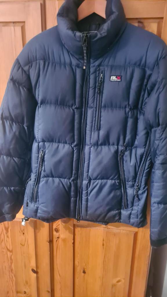 Men's Navy Blue Polo Ralph Lauren Sport Ski Jacket