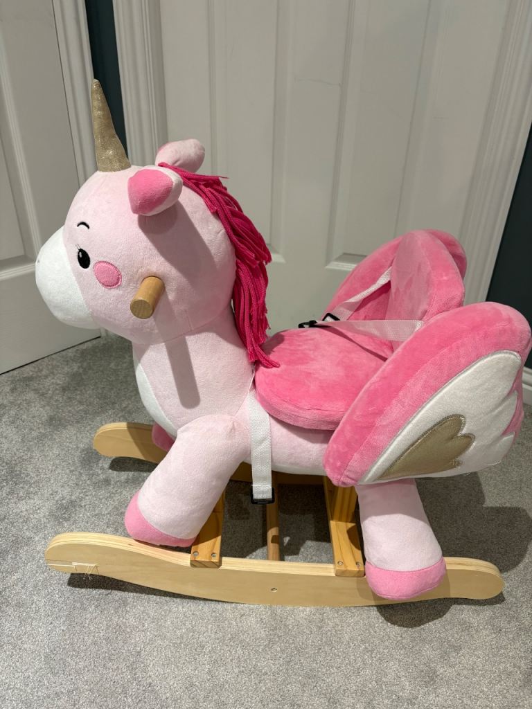 Rocking pink unicorn