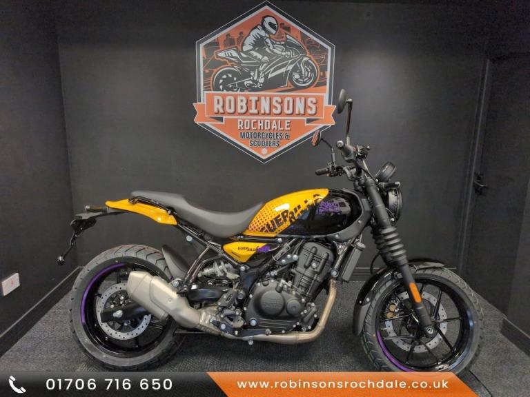 ROYAL ENFIELD GUERILLA 450 Now available on 5.9% APR HP and PCP.