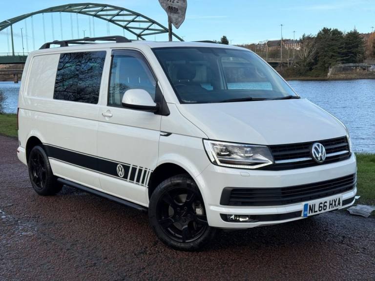 2016 66 VOLKSWAGEN TRANSPORTER 2.0 BITDI T32 BLUEMOTION TECH HIGHLINE KOMBI DOUB