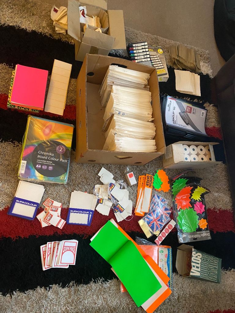 Job lot of Shop / Office Stationery collection from Chester le street 