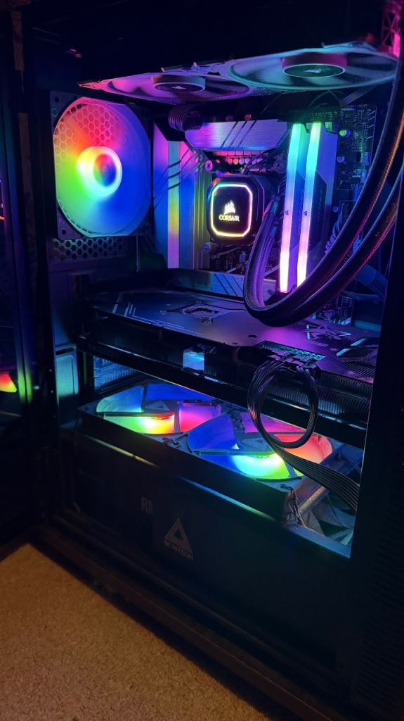 Custom Gaming PC with RGB Lighting – Good Condition