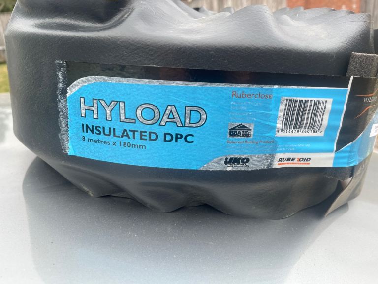 Hyload insulated DPC 180mm x 8 m