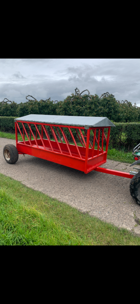 Portequip sheep feeding trailer 