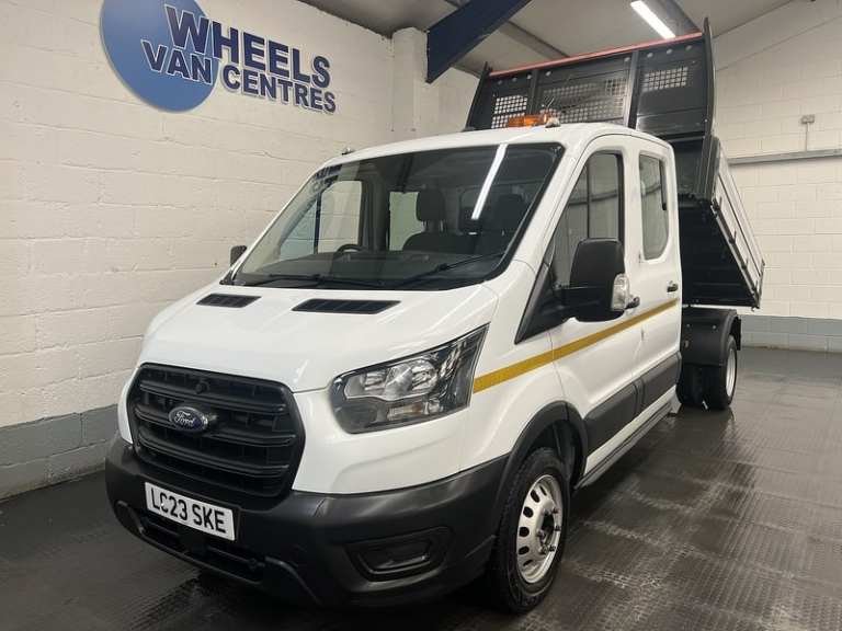 2023 Ford Transit 2.0 350 EcoBlue Leader Double Cab Tipper 4dr Diesel Manual RWD L3 Euro 6 (s Tip...