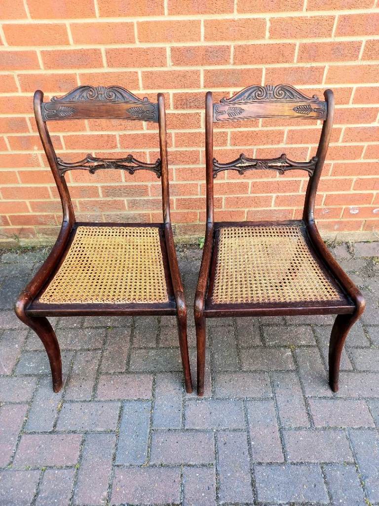 Antique Regency Style Dining Chairs