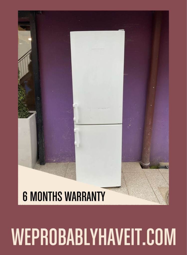 Liebherr fridge freezer with 6mths warranty (9803)