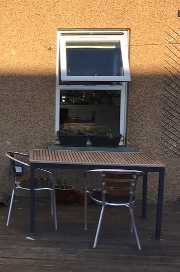 White UPVC Window Unit – Used Condition