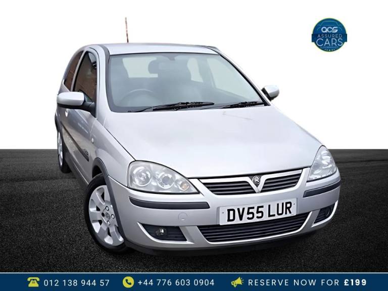 2005 55 VAUXHALL CORSA 1.2 SXI 16V TWINPORT MTA 3D 80 BHP
