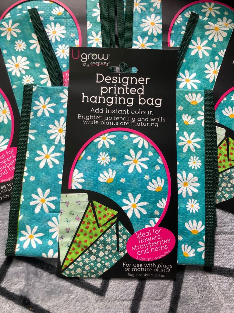 Daisy print grow bag 