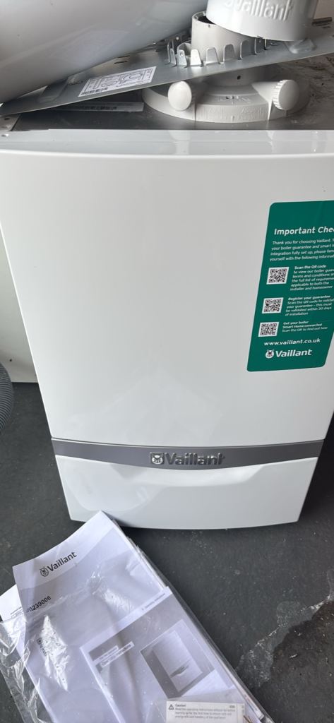 Vaillant ecoTEC plus open vent boiler