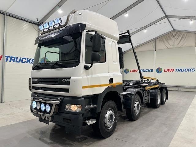 DAF CF85 460 8x4 Space Cab Hookloader Drawbar