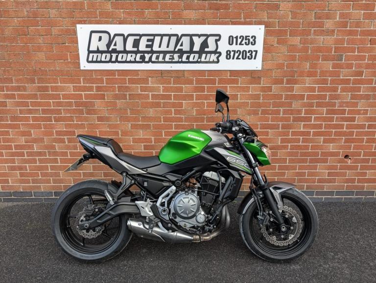 KAWASAKI Z650, 2020 20 PLATE, 5232 MILES, GREEN, USED MOTORCYCLE