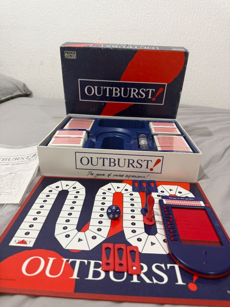 Outburst! The Game of Verbal Explosions (1993 Edition) – 100% Complete