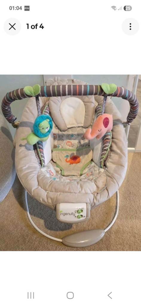 Brand new baby bouncer with Vibration and sounds