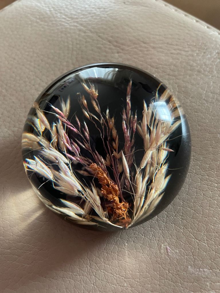 Skipness glass paperweight 