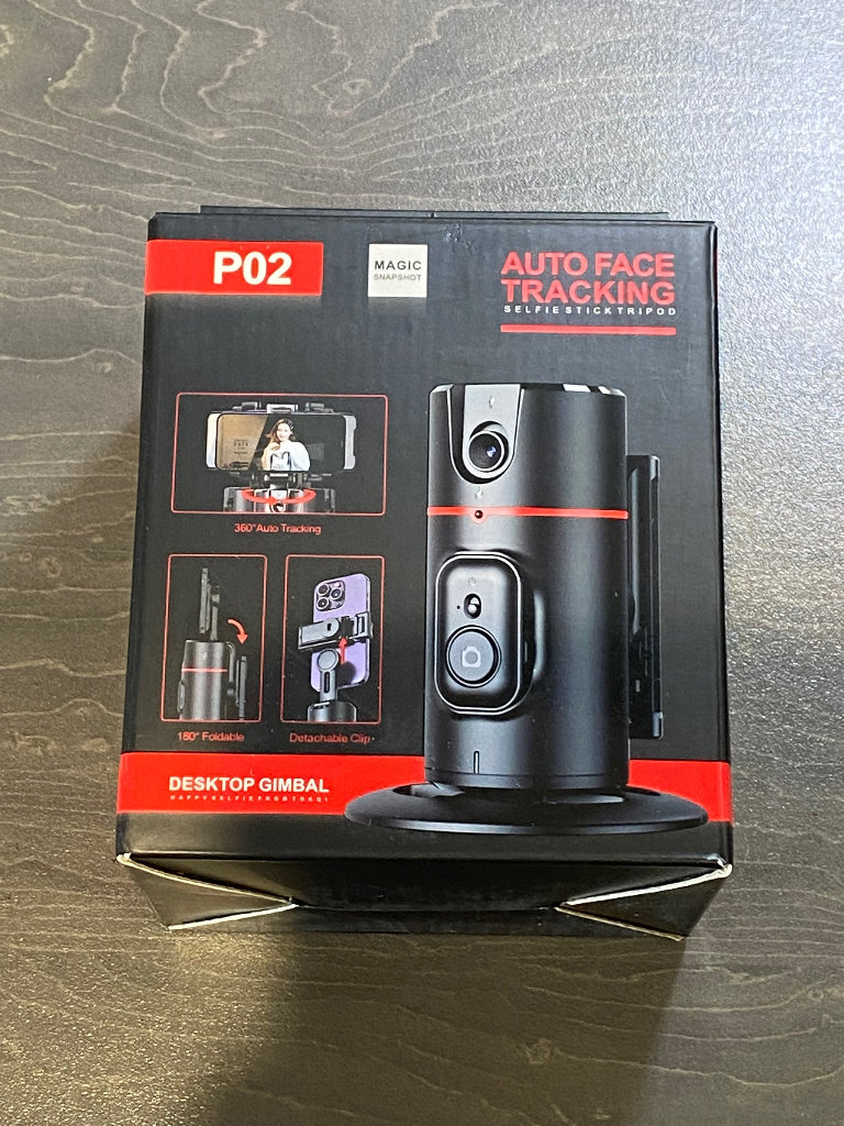 Foldable AI Gesture Control 360 Rotation Auto Face Tracking Phone Holder with Fill Light