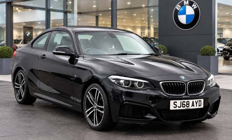 2018 BMW 2 Series 218i M Sport 2dr Nav *STUNNING EXAMPLE IN BLACK* COUPE Petrol Manual