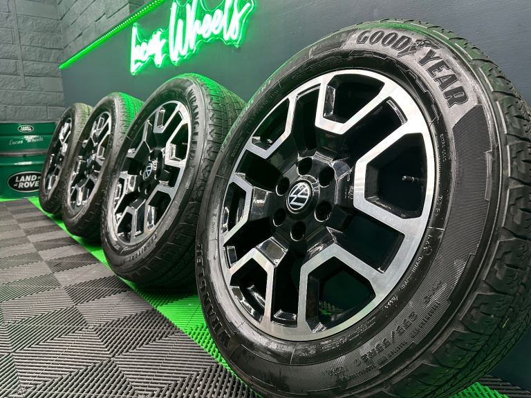 Genuine Volkswagen Amarok 20" Diamond Cut Alloy Wheels with 8mm+ Goodyear Territory HT’s!