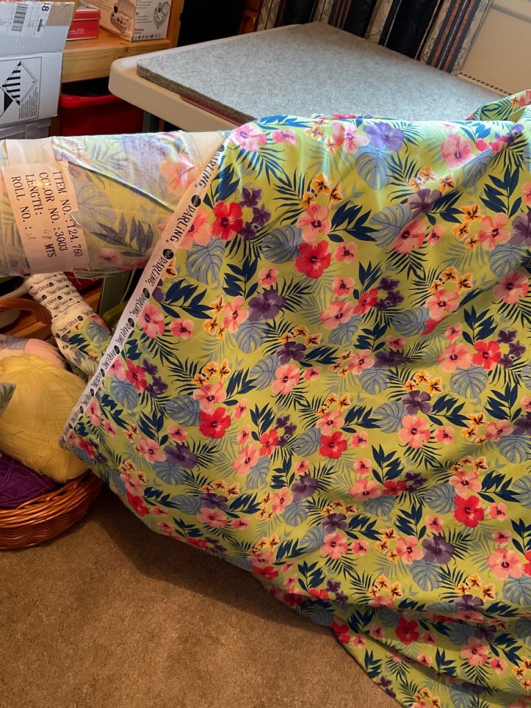 Sewing 17 Metres of Little Darling Fabric 60 inches wide Cotton 