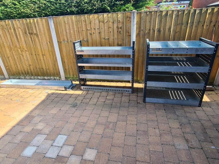 RACKING - HEAVY DUTY FITS ANY VAN - INCLUDES FIXING PLATES