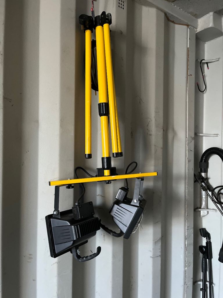 2 sets Work Lights on Tripod Stands– Good Condition