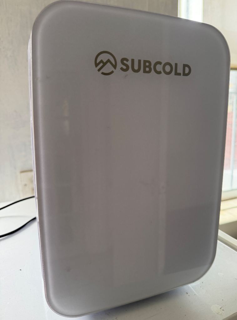 SUBCOLD Mini Fridge - White, As Good As New
