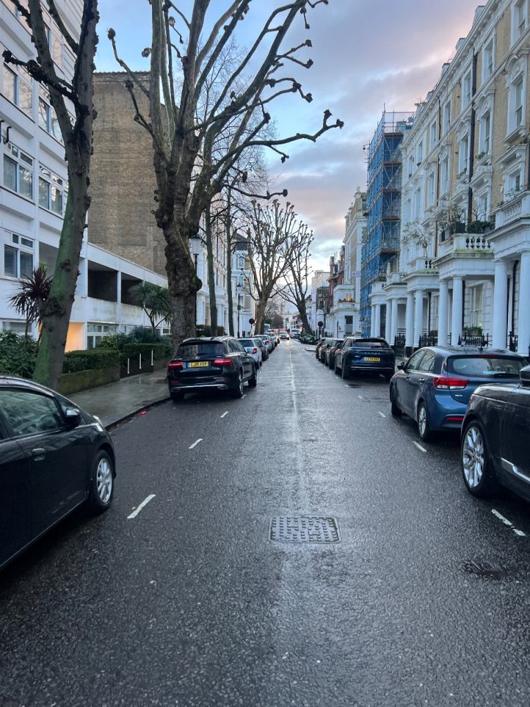 Large private car parking space in secure close to Notting Hill 