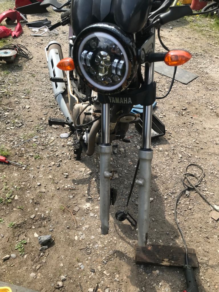 Yamaha ybr 125 Braking complete bike