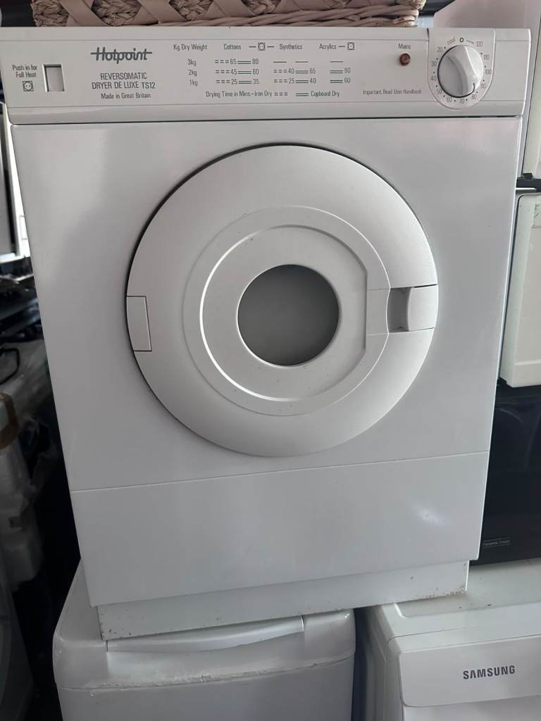 Hotpoint Tumble Dryer – White, Good Condition