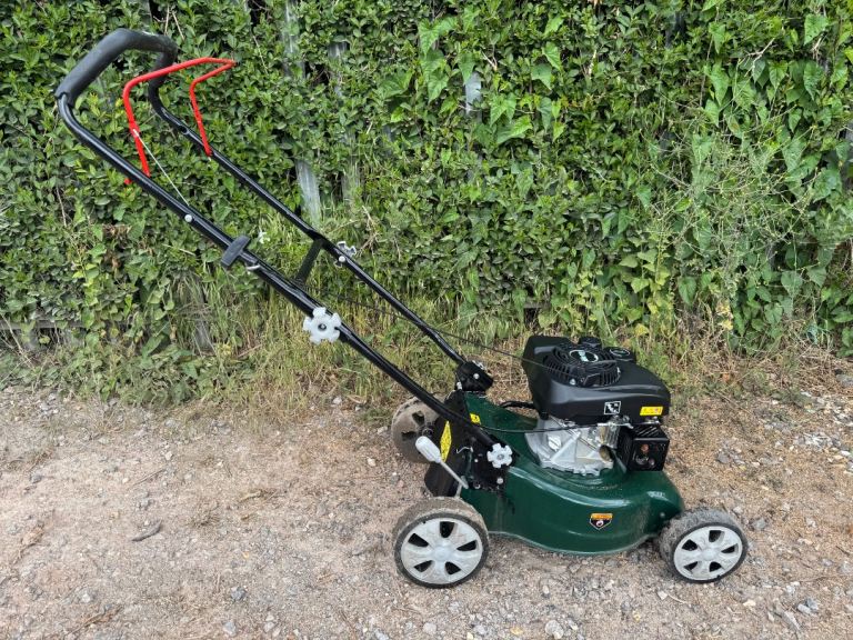 Webb petrol lawn mower good working order 