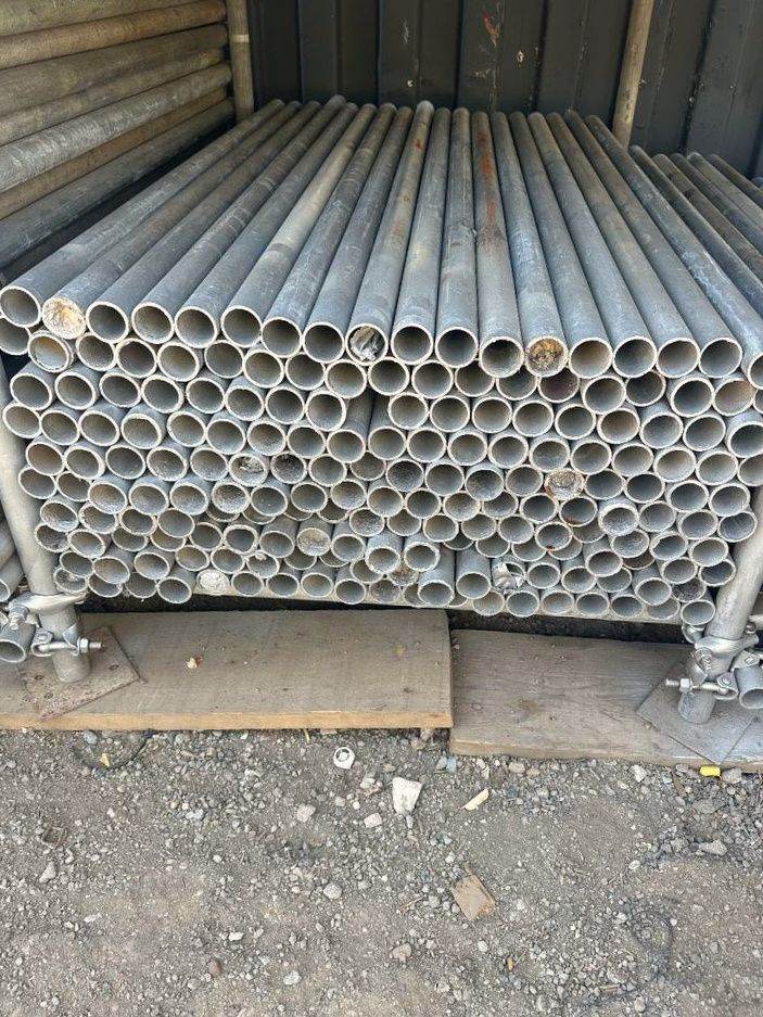 Goal Post Frames from 8ft Scaffold Tube | Used 48.3mm Galvanised Poles 2.4m | Huthwaite
