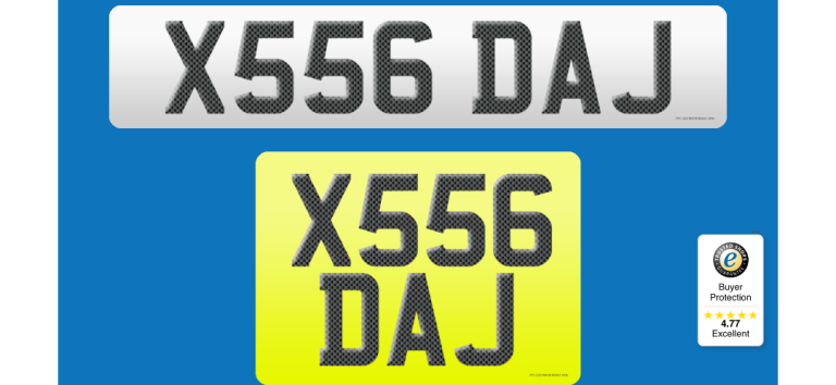 Ideal Christmas 🎄 present 🎁 X556 DAJ private cherished personalised registration plate number