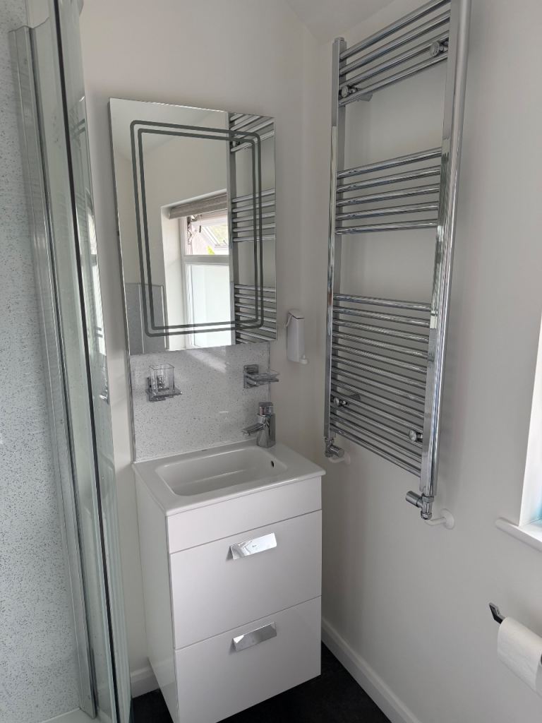 HIB Rotary LED Bathroom Mirror.