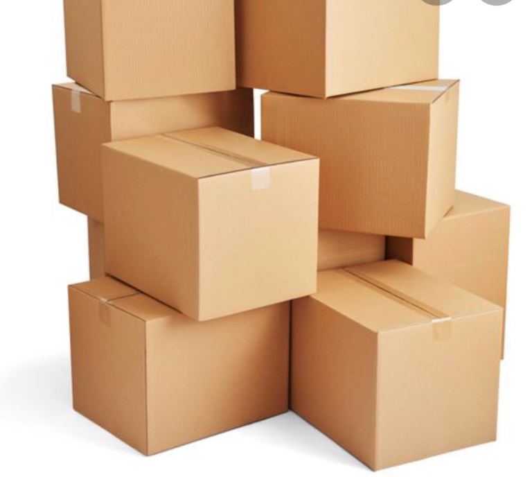 Mixed Used Reusable Cardboard and Cardboard Boxes Removal Storage
