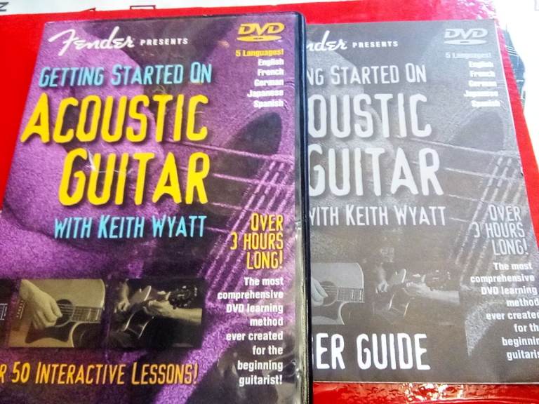 ACOUSTIC GUITAR  KEITH WYATT DVD AND BOOKLET UNPLAYED