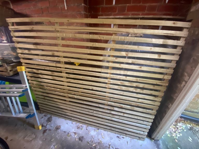 Brand new east coast fencing 1.83 x 1.5m wood trellis 