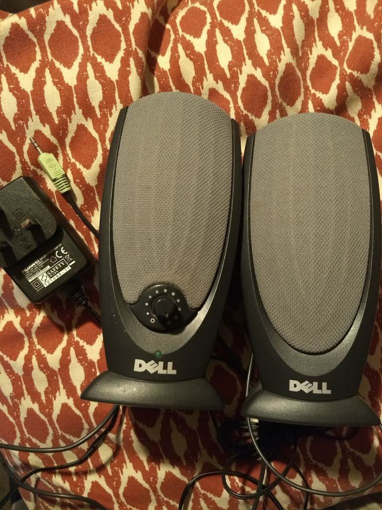  Dell PC Speakers with Power Adapter