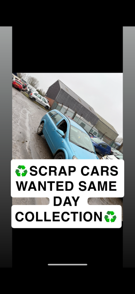 Scrap cars vans 4x4s wanted