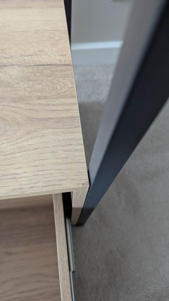 Open Wardrobe/Rail with Drawer