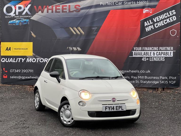2014 Fiat 500 1.2 Pop Euro 6 (s/s) 3dr HATCHBACK Petrol Manual
