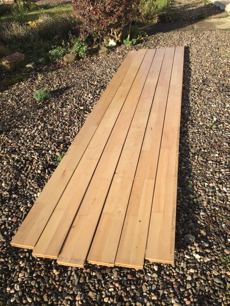 Reclaimed Junkers beech flooring