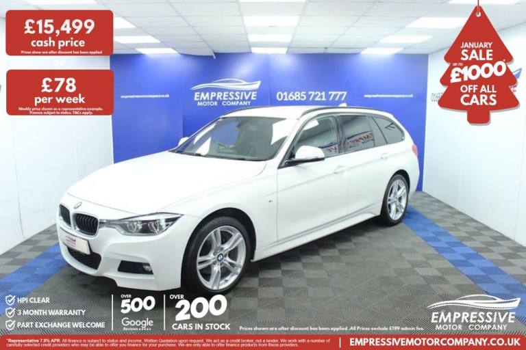 2018 18 BMW 3 SERIES 2.0 320D M SPORT TOURING 5DR DIESEL AUTO XDRIVE EURO 6 (S/S