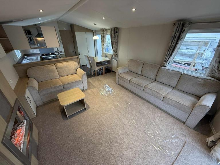 2 Bed Willerby Static Caravan - DG, CH, Patio Doors - Offsite, Own Land, Farms