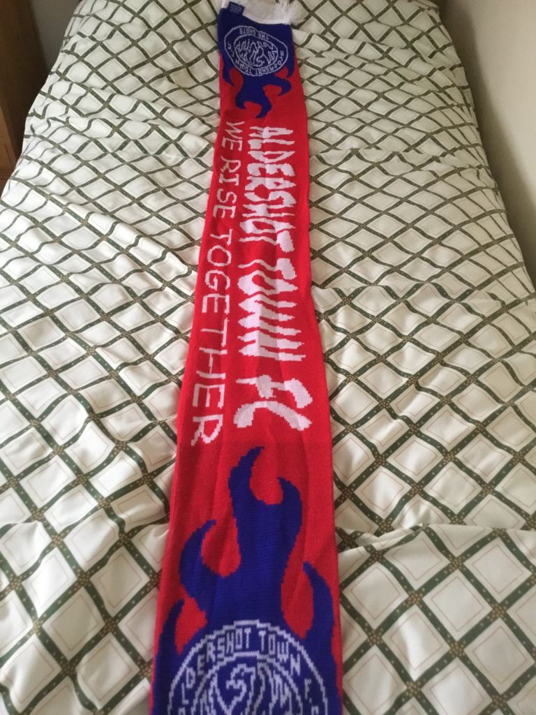 Aldershot Town FC scarf brand new