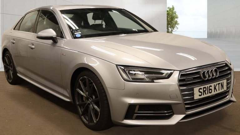 2016 Audi A4 2.0 TDI S line Saloon 4dr Diesel S Tronic quattro Euro 6 (s/s) (190 ps) Saloon Diese...
